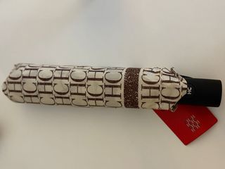 Paraguas CH Beige y Marrón