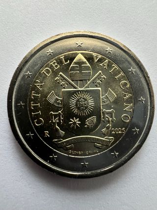 moneda 2 Euro Città del Vaticano 2025