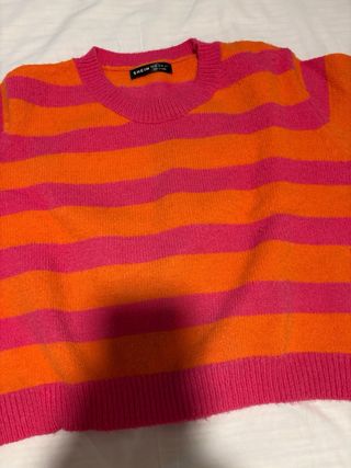 Jersey rayas rosa y naranja