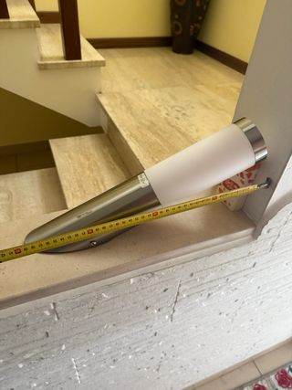 Lampada da esterno in metallo e vetro