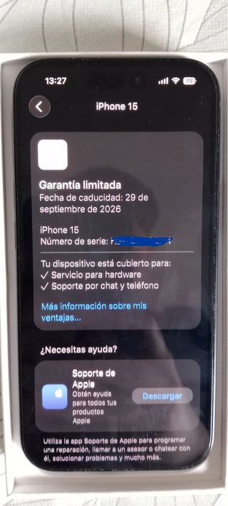 iPhone 15 Negro 128GB