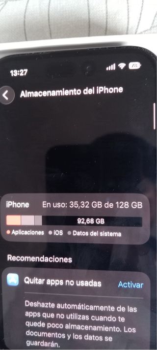 iPhone 15 Negro 128GB