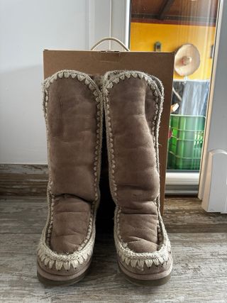 Botas Mou Eskimo Alta Beige