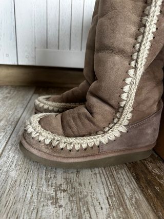 Botas Mou Eskimo Alta Beige