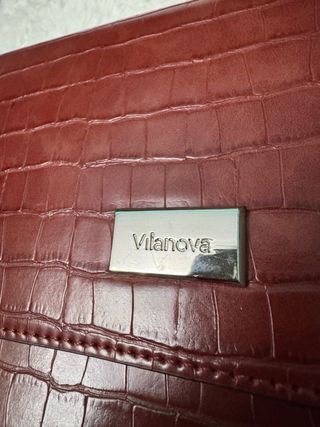 Bolso vilanova Marrón/burdeos