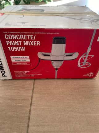 Mezcladora de cemento y pintura 1050W