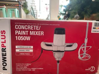 Mezcladora de cemento y pintura 1050W