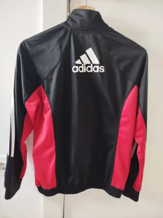 Chaqueta Adidas Vintage Negra y Roja