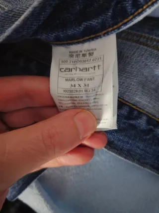 Pantalones Vaqueros Carhartt Azules