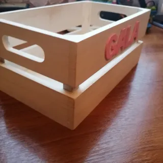 Caja de madera decorada GALA