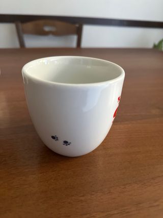 Tazza Giglio Firenze Zampe Gatto Ceramica