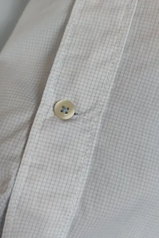 Camisa Fil Noir Talla L Azul/Blanco