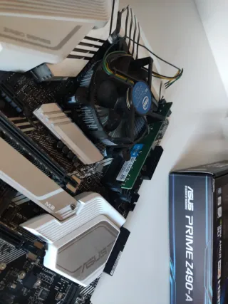 Kit placa base ASUS Prime Z490-A con CPU Intel i3