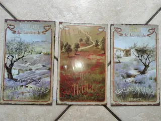 3 Quadretti decorativi Provence
