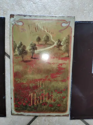 3 Quadretti decorativi Provence