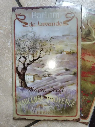 3 Quadretti decorativi Provence