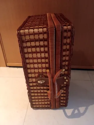 Cesta/Maleta de Mimbre