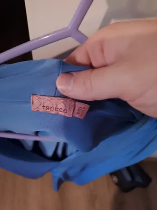 Camiseta tirantes mujer azul