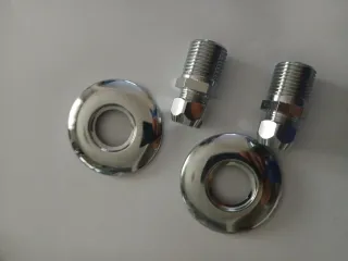 Attacchi per lavandino in metallo