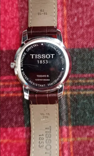 Reloj Tissot 1853 T033410 B Blanco y Marrón