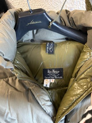 Plumífero hombre verde oliva