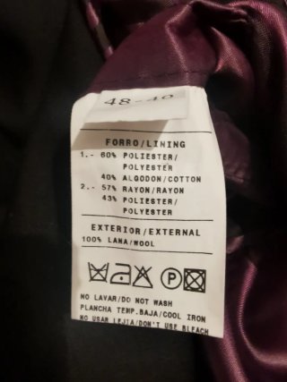 Traje de caballero