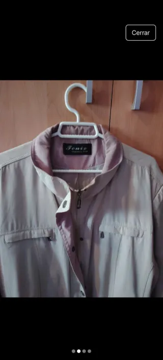 Chaqueta Fenix Beige y Rosa