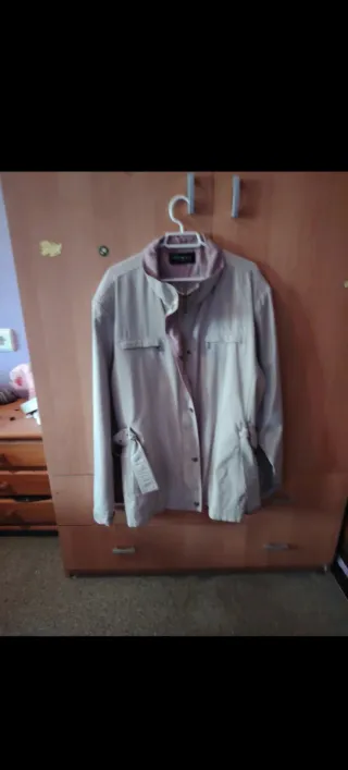 Chaqueta Fenix Beige y Rosa