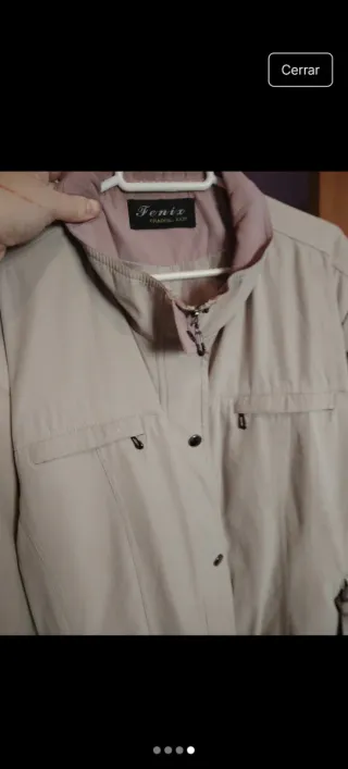 Chaqueta Fenix Beige y Rosa