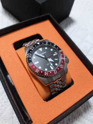 Reloj BODERRY Admiral GMT Automático  Titanio