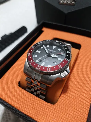 Reloj BODERRY Admiral GMT Automático  Titanio