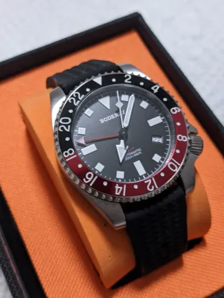 Reloj BODERRY Admiral GMT Automático  Titanio
