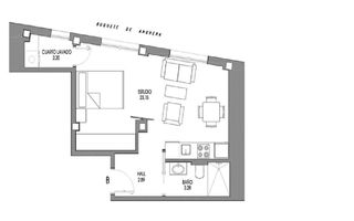 Estudio en venta en Centro en Gijón