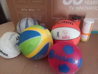 Lote de Balones: Fútbol, Baloncesto, Voleibol