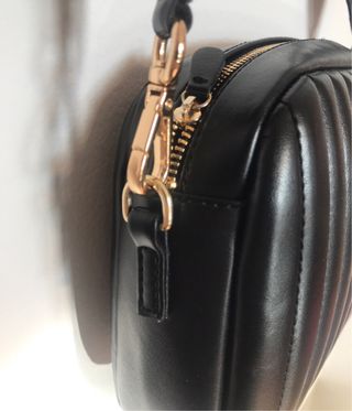 Bolso Balzac Paris Cesar Negro Cuero Nuevo