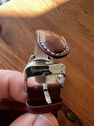 Reloj Massimo Dutti Cronógrafo Marrón/Plata