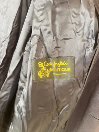 Abrigo Lana y Cachemira Burberry Vintage Negro