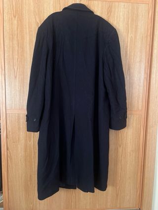 Abrigo Lana y Cachemira Burberry Vintage Negro