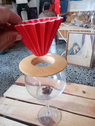 Portafiltro V60 rojo