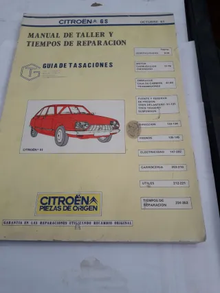 Manual Taller Citroën GS - Octubre 81