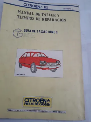 Manual Taller Citroën GS - Octubre 81