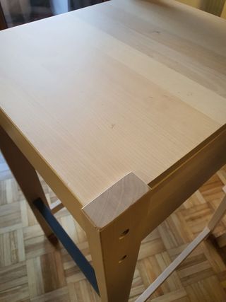 Tavolo Bar + 4 Sgabelli Legno Tessuto