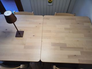 Tavolo Bar + 4 Sgabelli Legno Tessuto