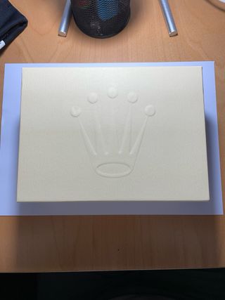 Caja de reloj Rolex verde