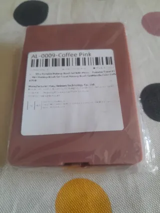 Set 5 brochas maquillaje con espejo, nuevo!!