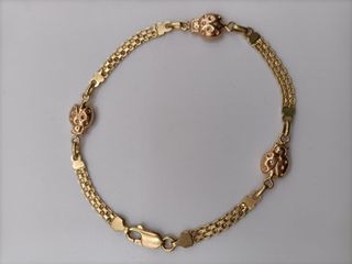Pulsera Oro 18k Mariquita 6gr