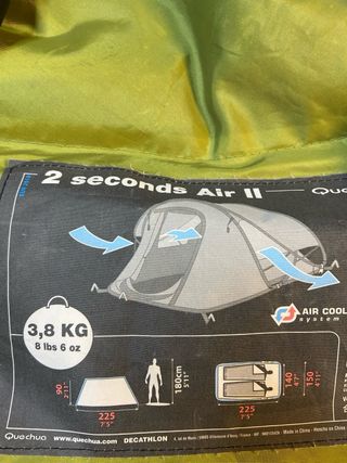 : Tienda Quechua 2 Seconds Air II