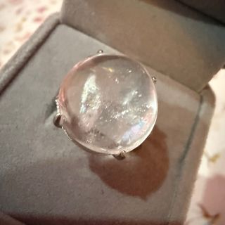 Anillo Cuarzo Arcoíris Plata 925 Ajustable