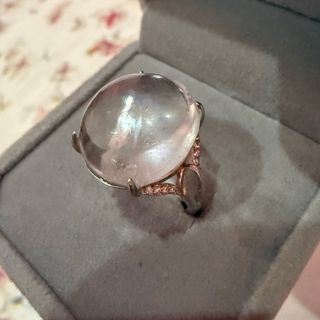 Anillo Cuarzo Arcoíris Plata 925 Ajustable