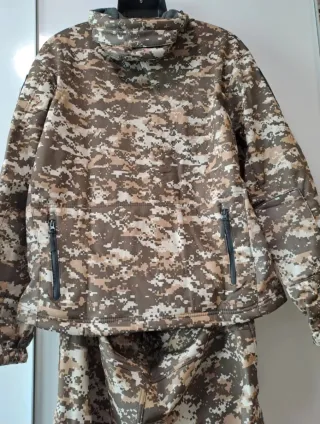 Traje Táctico Camuflaje Softshell XXL - Nuevo